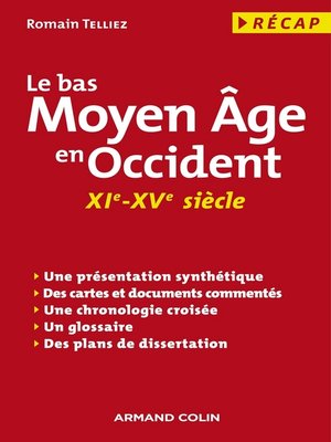 cover image of Le bas Moyen Âge en Occident
